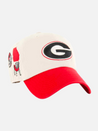 Georgia Bulldogs Vintage Dawgs 47 Brand Logo Hat Red Black UGA Mens Gift Cap Kempt Athens Georgia 