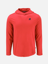 Georgia Bulldogs Cutter Buck Lightweight Performance Hoodie SPF Dry Fit Red Standing Dawg Kempt Athens GA UGA Mens Clothing