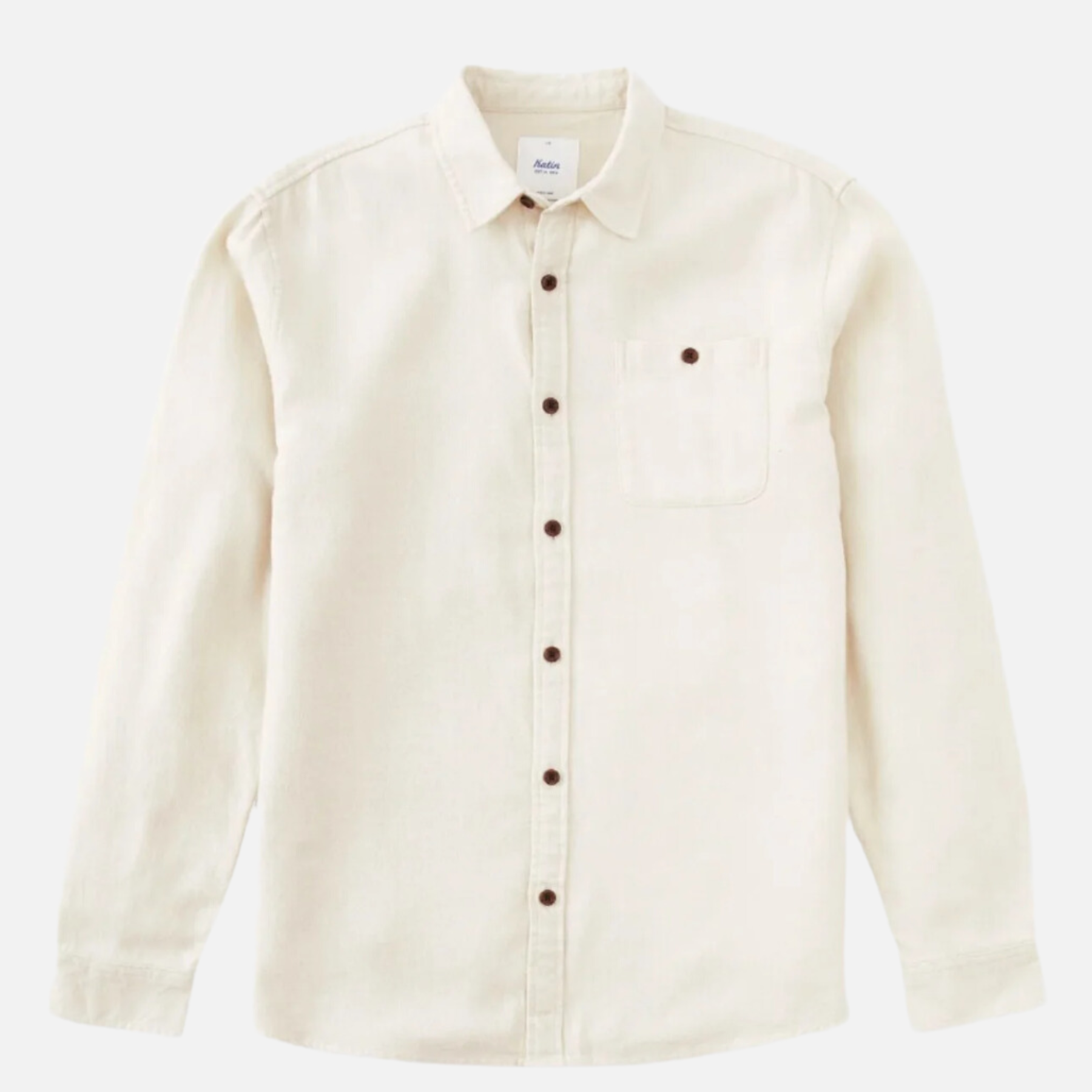 Katin Twiller Flannel Vintage White Collared Front Pocket Button Down Casual Shirt for Men Athens GA Georgia Kempt Menswear Store Near Me