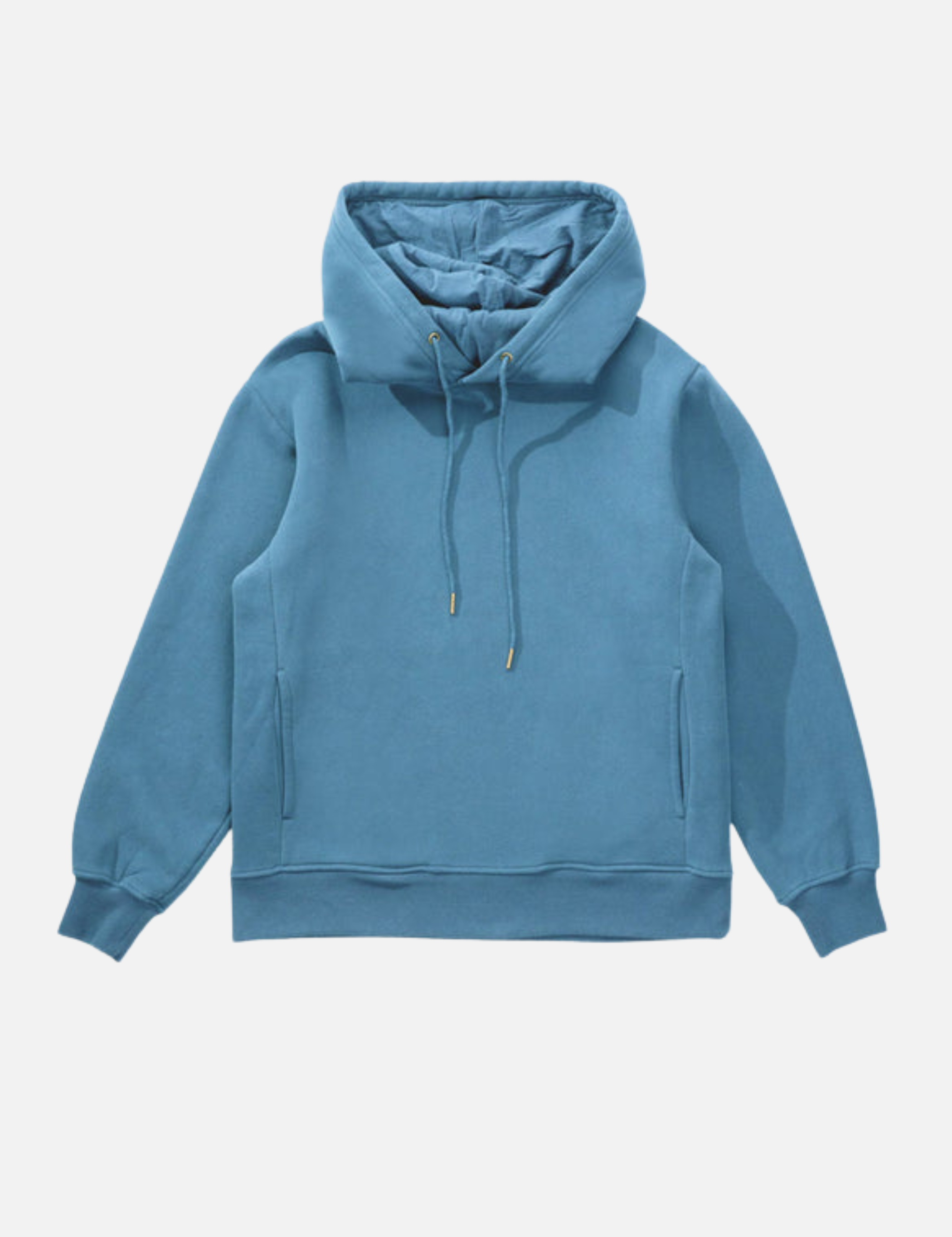 Rhythm Classic Fleece Hood Mineral Blue Drawstring Hoodie Front Pockets Athens GA Georgia Kempt Menswear Store