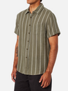 Katin Alan Shirt Gravel Brown Dark Taupe SS Short Sleeve Collared Button Up Spring Summer Athens GA Georgia Kempt Menswear Store Near Me