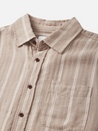 Katin Alan Shirt SS Short Sleeve Button Up Collared Front Pocket Vintage Khaki Stripes Athens GA Georgia Kempt Menswear Store Near Me