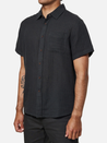 Katin Alan Solid Shirt Black Wash SS Short Sleeve Men’s Top for Men Collared Front Pocket Button Up Spring Summer for Men Athens GA Georgia Kempt Menswear Store Near Me 
