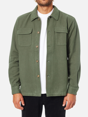 Katin Shiloh Solid Flannel Green Thyme LS Long Sleeve Men’s Button Down Pocket Front Collared Shirt Athens GA Georgia Kempt Menswear Store Near Me