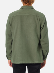 Katin Shiloh Solid Flannel Green Thyme LS Long Sleeve Men’s Button Down Pocket Front Collared Shirt Athens GA Georgia Kempt Menswear Store Near Me