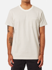 Katin Finley Front Pocket Tee Striped T-Shirt Men’s Summer Tops for Men Knit Shirt Vapor Gray Pattern Athens GA Georgia Kempt Menswear Store Near Me