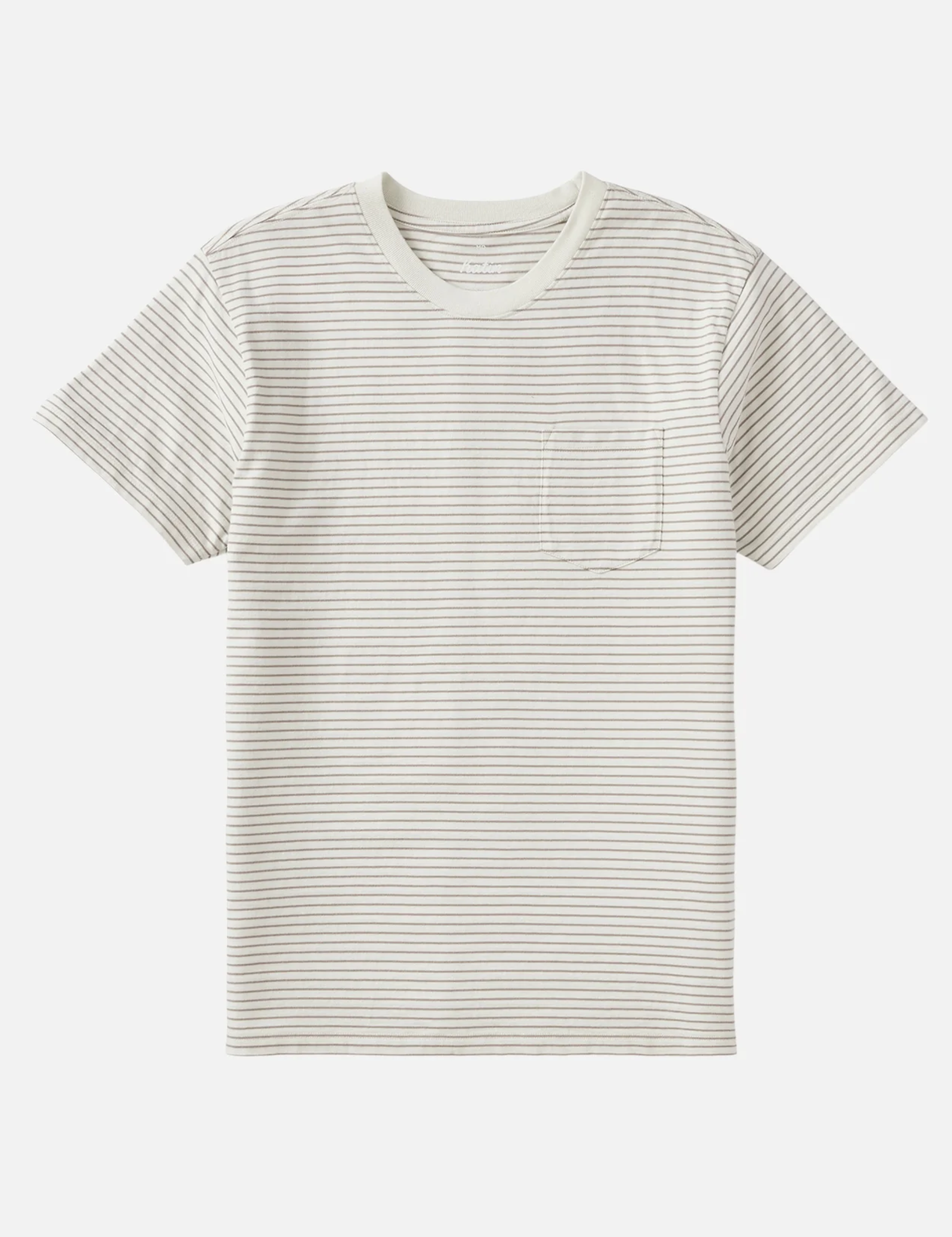Katin Finley Front Pocket Tee Striped T-Shirt Men’s Summer Tops for Men Knit Shirt Vapor Gray Pattern Athens GA Georgia Kempt Menswear Store Near Me