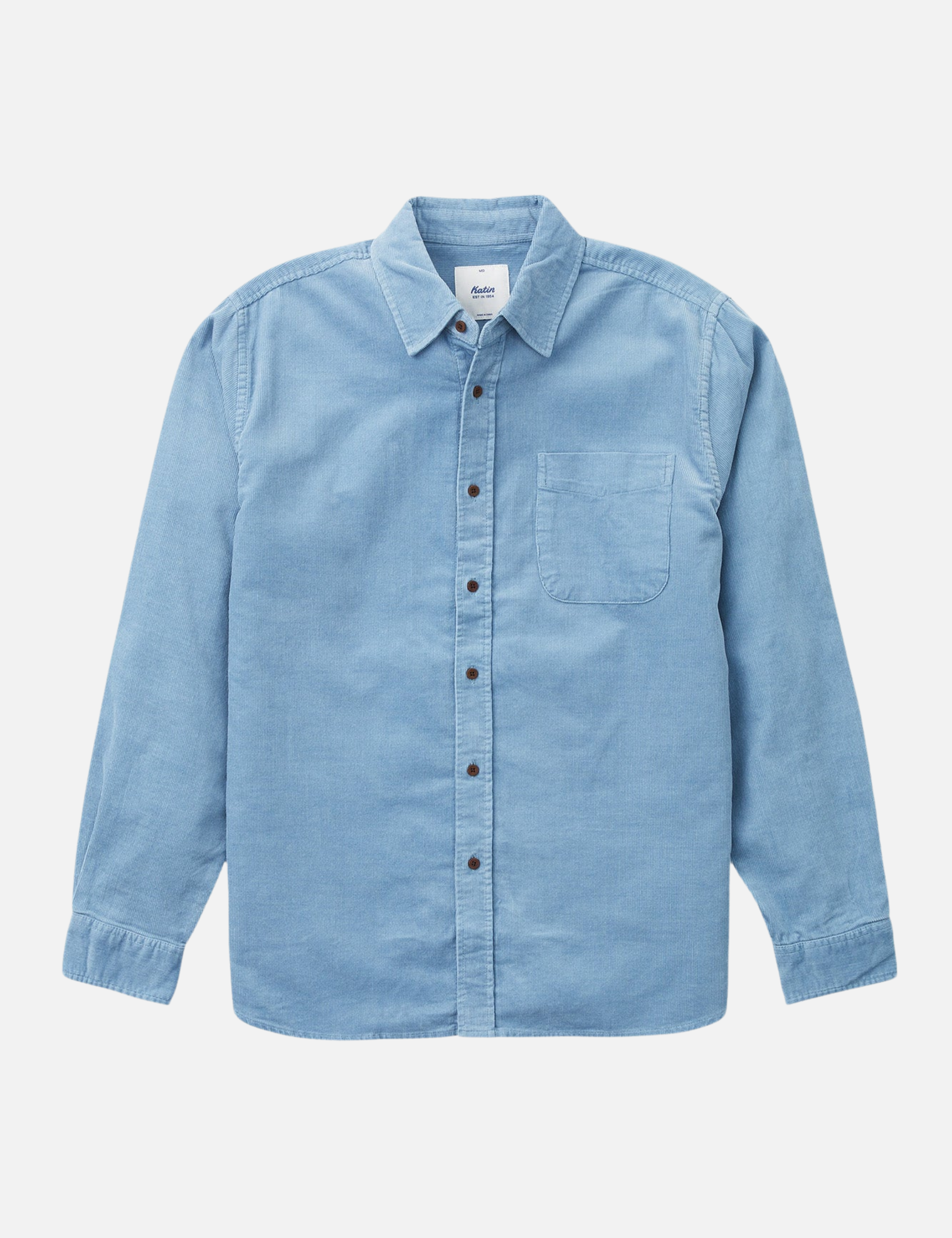 Katin Granada Shirt LS Long Sleeve Collared Button Down Spring Blue Men’s Top Athens GA Georgia Kempt Menswear Store Near Me