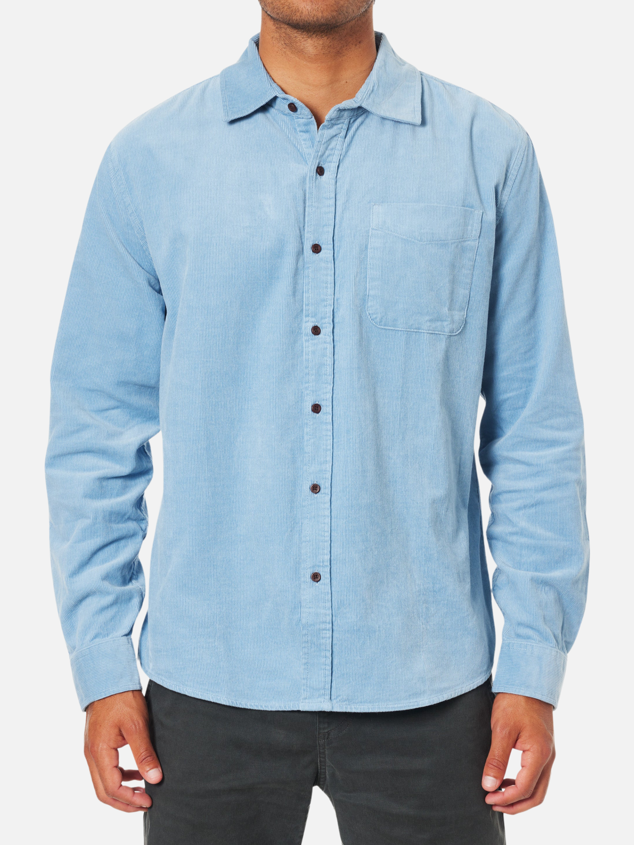 Katin Granada Shirt LS Long Sleeve Collared Button Down Spring Blue Men’s Top Athens GA Georgia Kempt Menswear Store Near Me