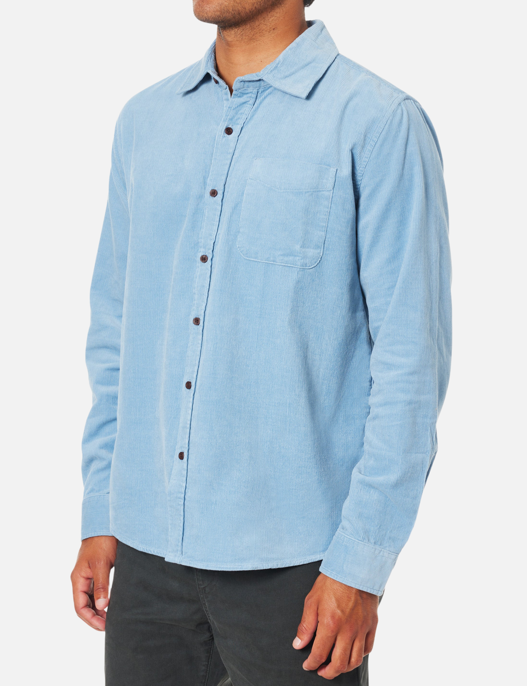 Katin Granada Shirt LS Long Sleeve Collared Button Down Spring Blue Men’s Top Athens GA Georgia Kempt Menswear Store Near Me