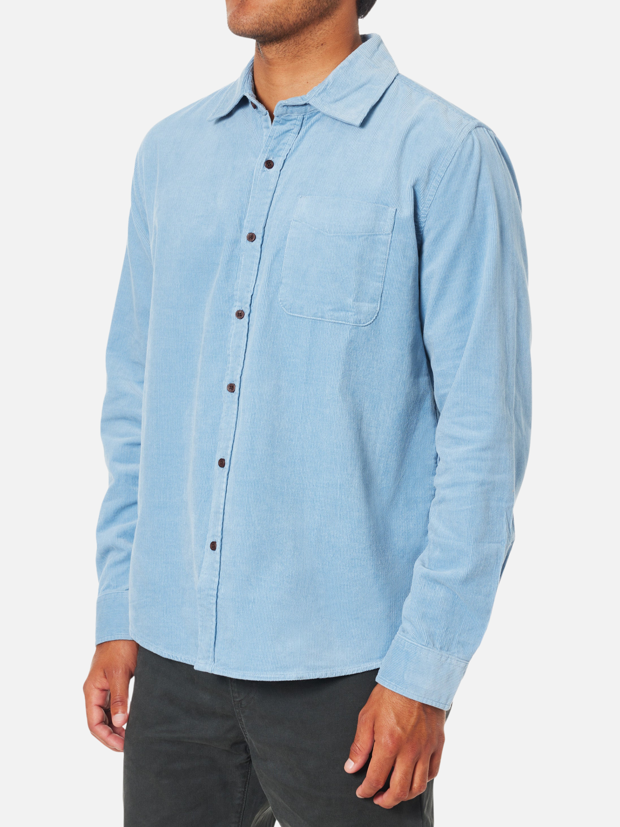 Katin Granada Shirt LS Long Sleeve Collared Button Down Spring Blue Men’s Top Athens GA Georgia Kempt Menswear Store Near Me