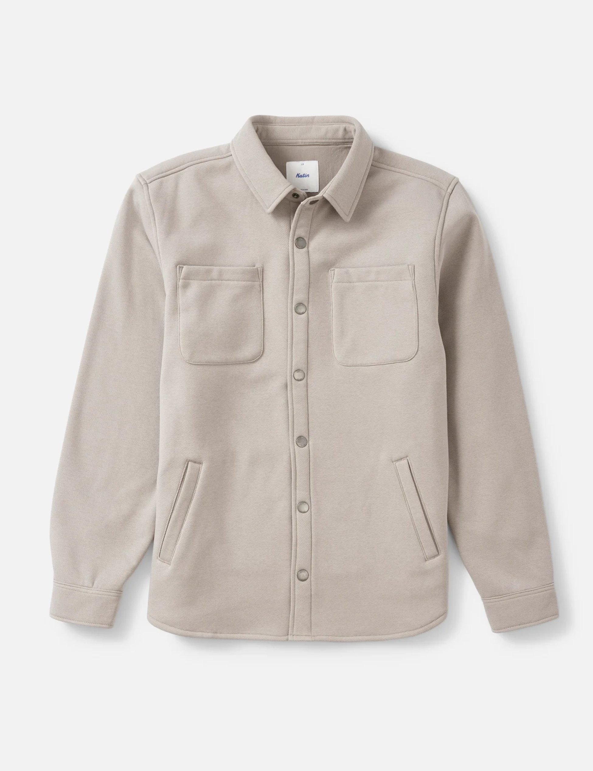 Katin Harold Fleece Jacket Vintage Khaki Cream Eggshell Soft Cozy Men’s Fall Winter Tops for Men Four Front Pocket Button Up Collared Shirt Outerwear Athens GA Georgia Kempt Menswear Store Near Me