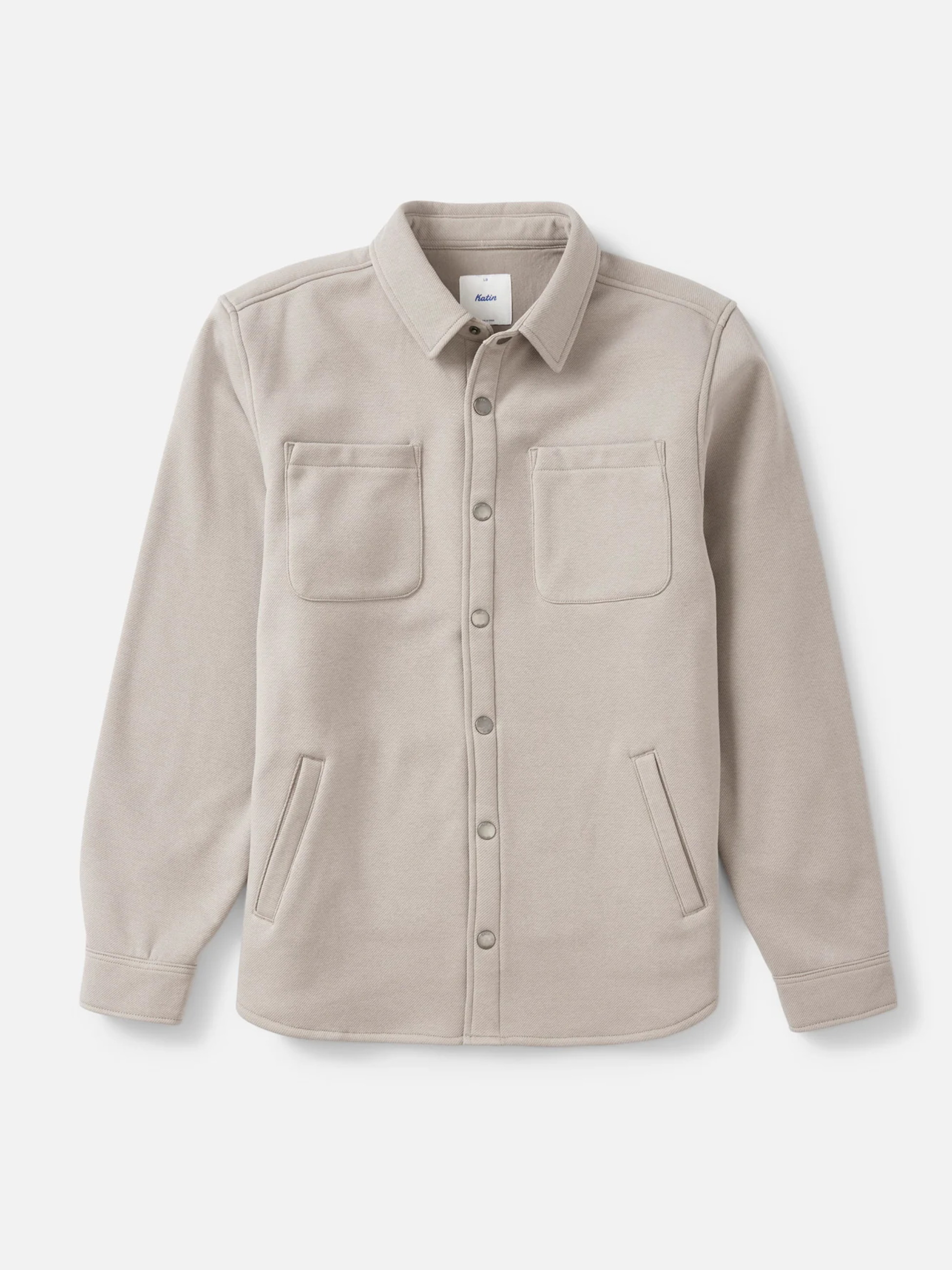 Katin Harold Fleece Jacket Vintage Khaki Cream Eggshell Soft Cozy Men’s Fall Winter Tops for Men Four Front Pocket Button Up Collared Shirt Outerwear Athens GA Georgia Kempt Menswear Store Near Me