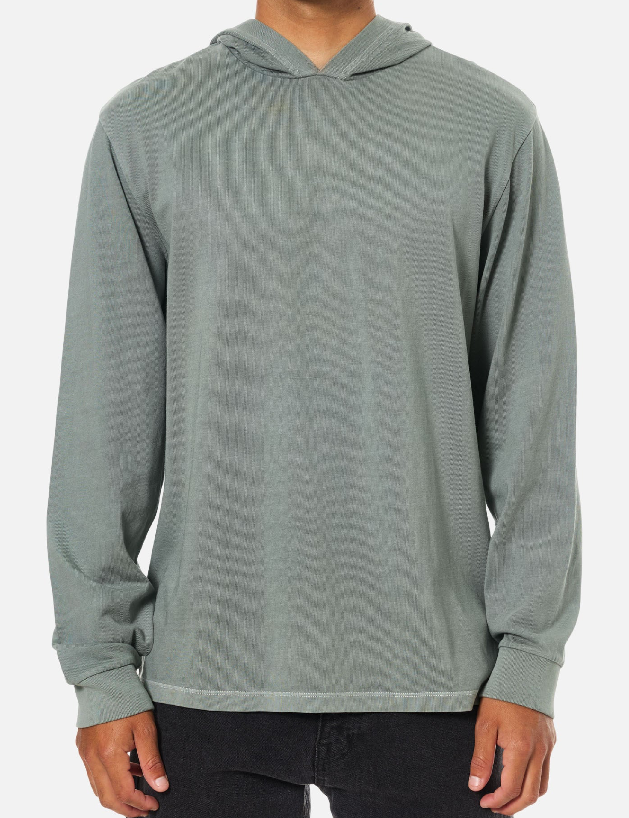 Katin Hide Pullover Dusty Blue Green LS Long Sleeve Winter Fall Men’s Tops for Men Athens GA Georgia Kempt Menswear Store Near Me