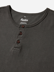 Katin Mesa Henley Tee Black Wash SS Short Sleeve Men’s T-Shirt for Men Athens GA Georgia Kempt Menswear Store Near Me