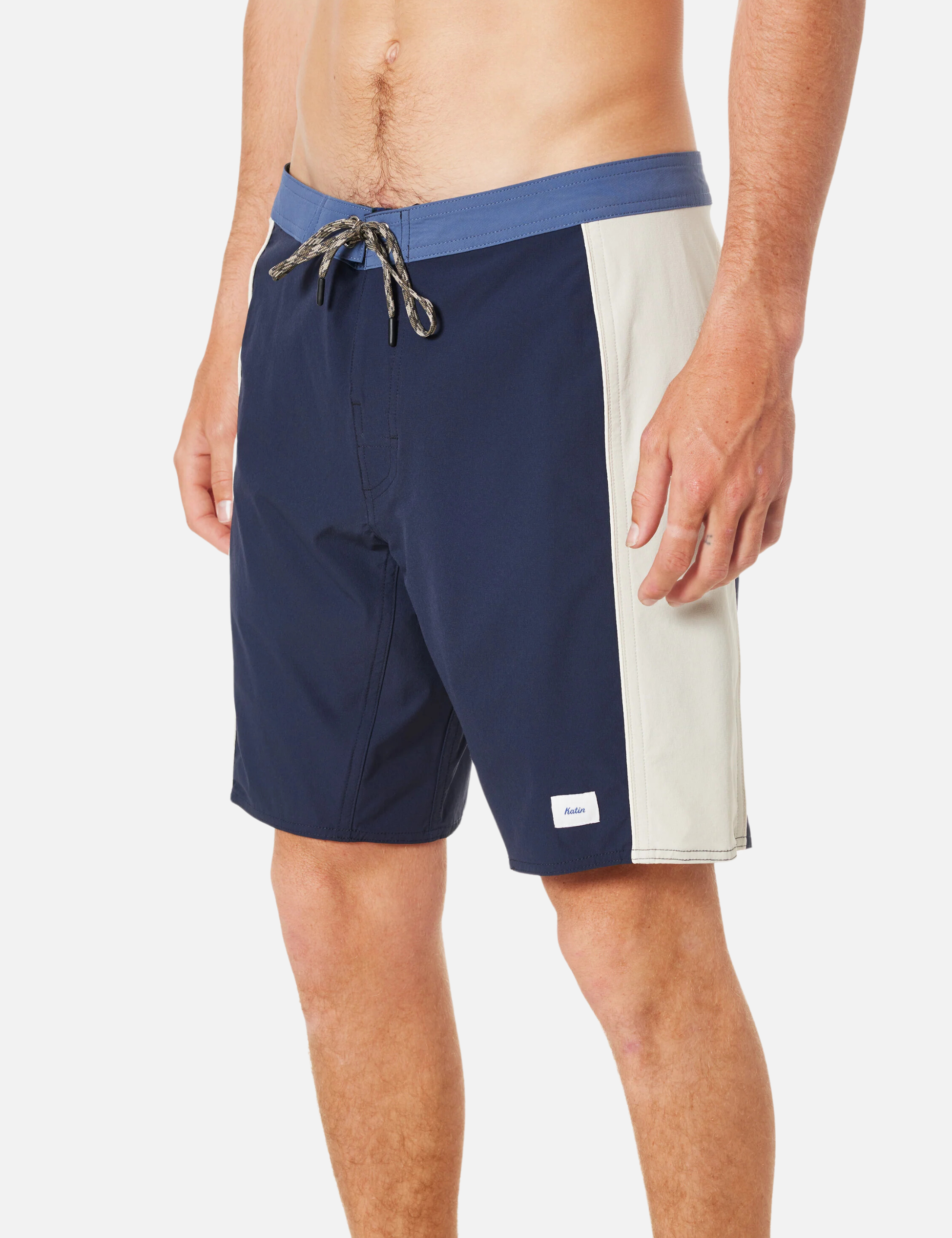 Katin OTG Archer Surf Trunk Men’s Swim Swimwear for Men Polar Navy Blue Ivory Athens GA Georgia Kempt Menswear Store Near Me