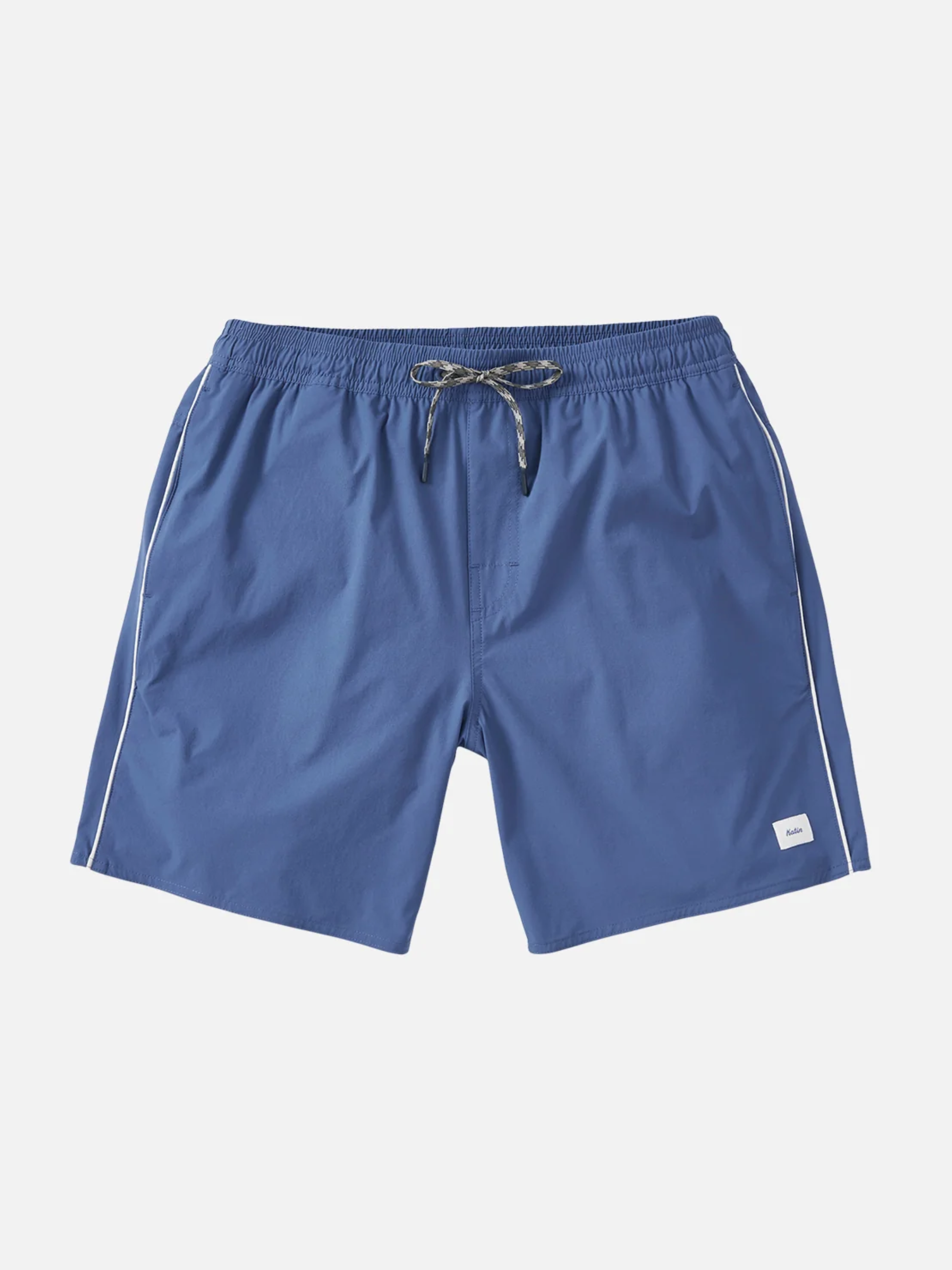 Katin OTG Richie Volley Sun Protection Sport and Swim Short Bottoms for Men Men’s Workout Shorts Washed Blue Contrast Stitch Summer Athens GA Georgia Kempt Menswear Store Near Me