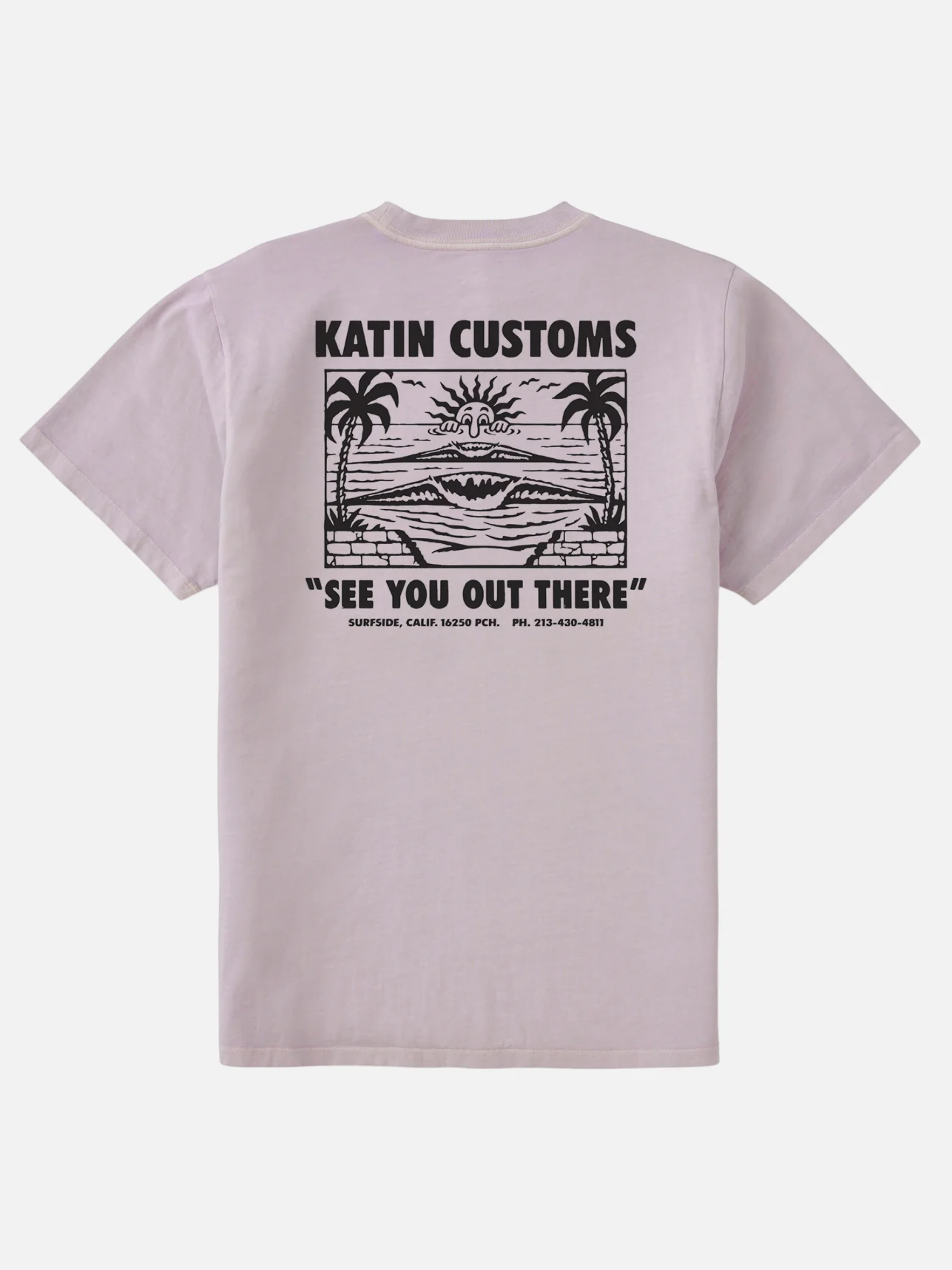 Katin Peaks Tee Lavender Purple Graphic T-Shirt for Men SS Short Sleeve Spring Summer Men’s Top Athens GA Georgia Kempt Menswear Store Near Me