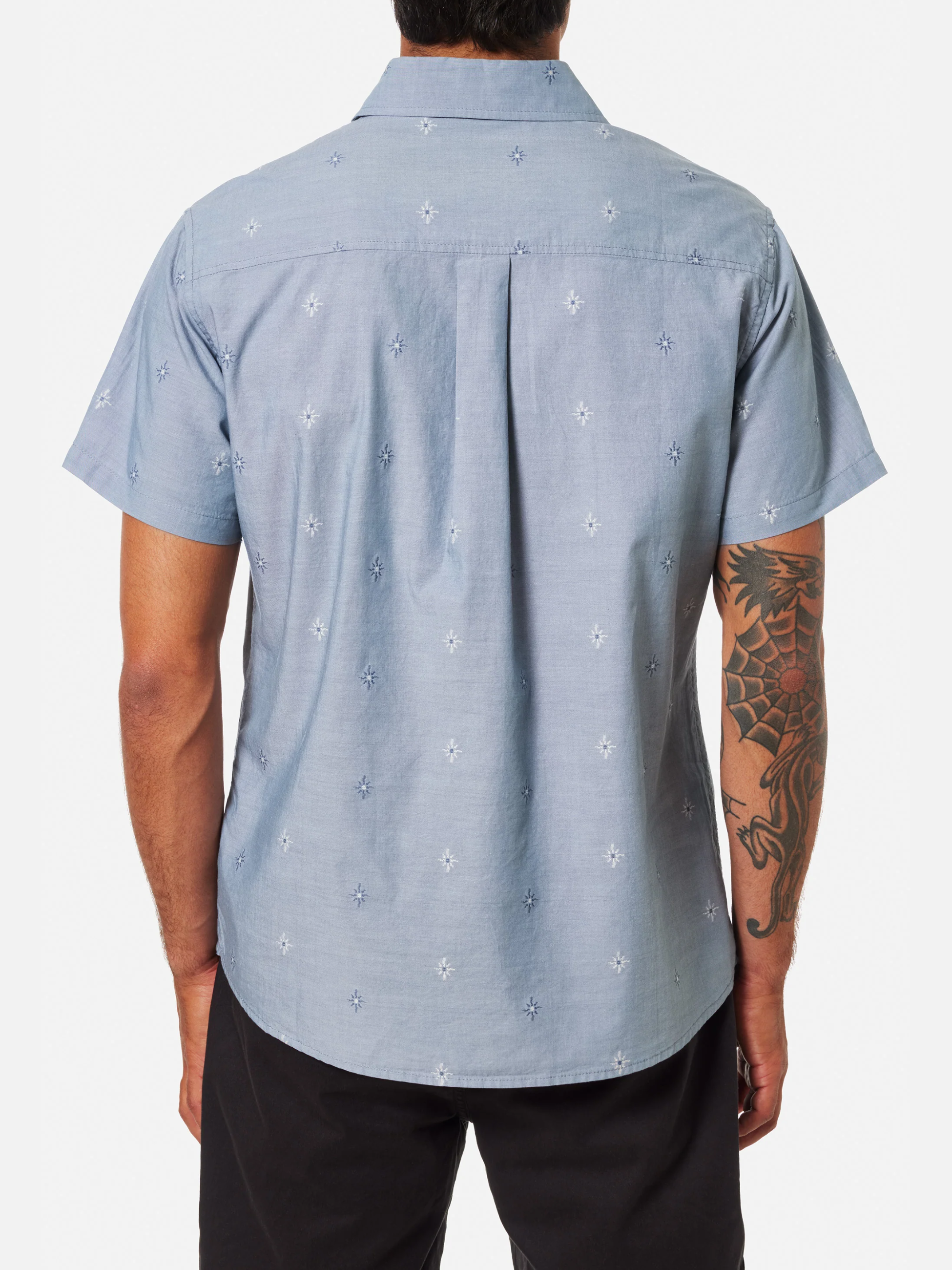 Katin Rollins Shirt Overcast Light Blue Periwinkle Pattern SS Short Sleeve Shirt for Men Men’s Summer Tops Athens GA Georgia Kempt Menswear Store Near Me