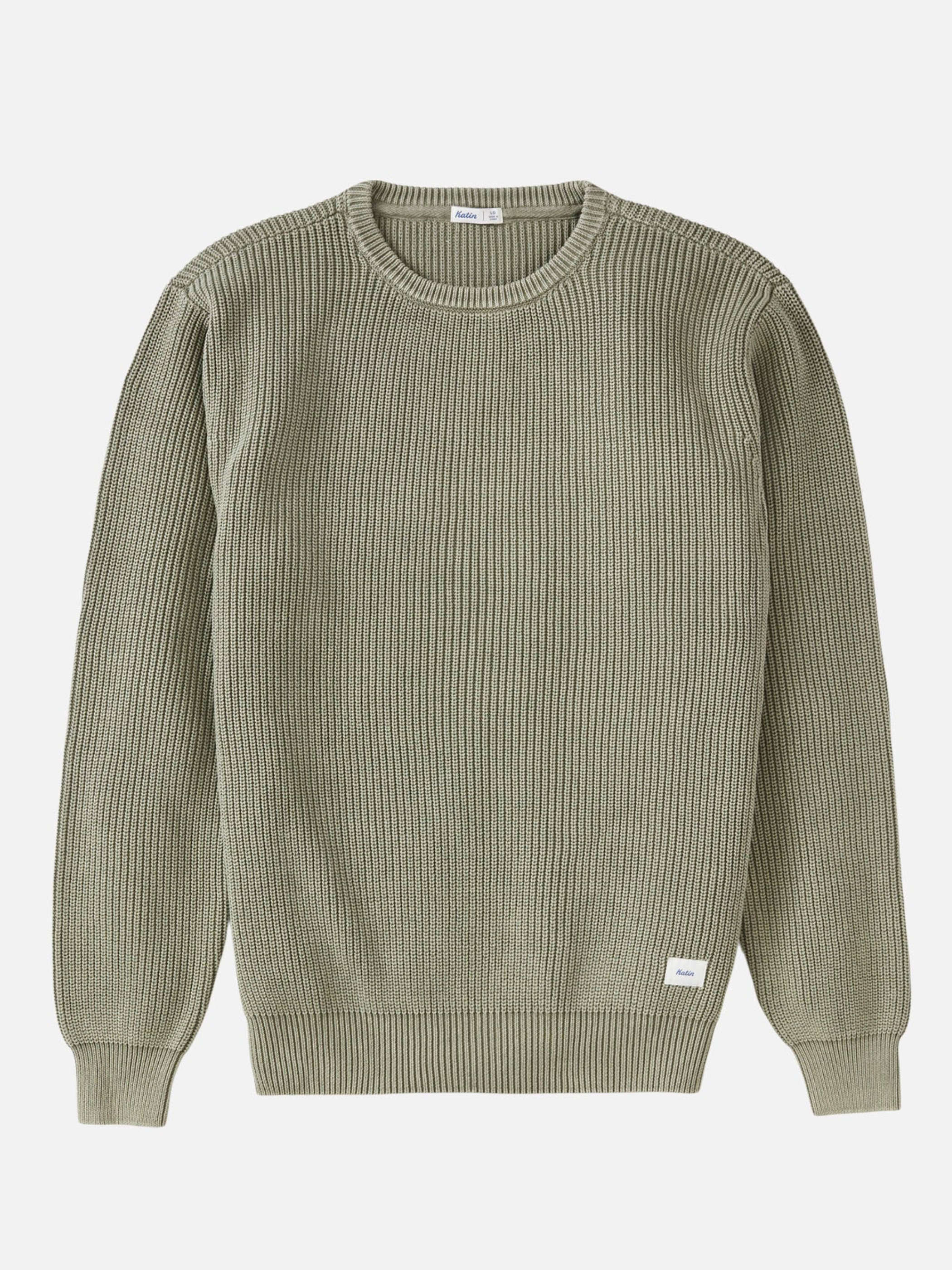 Katin Swell Sweater LS Long Sleeve Winter Fall Men’s Tops for Men Moss Green Knit Knitted Shirt Athens GA Georgia Kempt Menswear Store Near Me