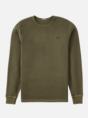 Katin Therman Thermal Vintage Shadow Green Olive Texture Textured LS Long Sleeve Men’s Fall Winter Tops for Men Athens GA Georgia Kempt Menswear Store Near Me