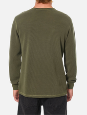 Katin Therman Thermal Vintage Shadow Green Olive Texture Textured LS Long Sleeve Men’s Fall Winter Tops for Men Athens GA Georgia Kempt Menswear Store Near Me
