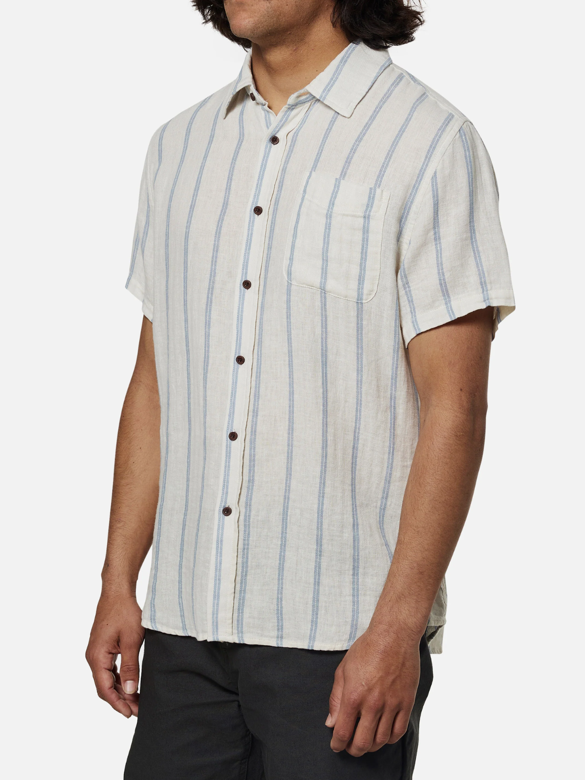 Katin Alan Shirt Vintage White Stripe  Kempt Mens Clothing Store Athens GA UGA