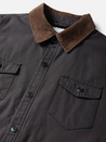 katin campbell jacket snap button closure black cotton canvas exterior brown corduroy collar kempt athens ga georgia men's clothing store