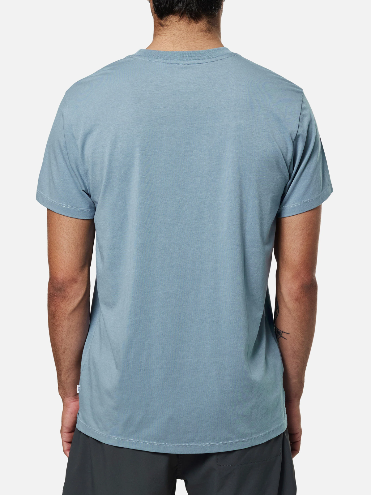 katin flow shirt light blue athleisure tee pima cotton blend kempt athens ga georgia men's clothing store
