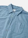 katin colton oxford shirt ss short sleeve steel blue pocket collared button down 100% cotton kempt athens ga georgia men's clothing store