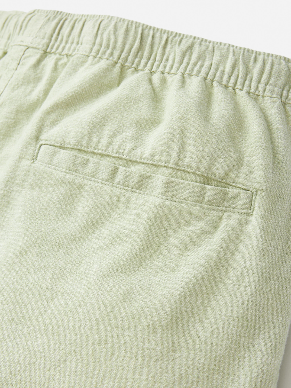 katin isaiah local short desert sage mint green cotton linen blend drawstring short with elastic waistband kempt athens ga georgia men's clothing store