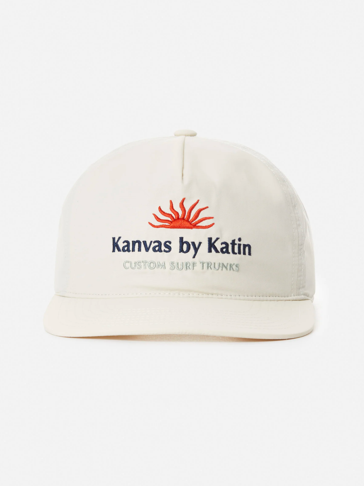 katin kanvas hat white black orange embroidery nylon snapback surf cap kempt athens ga georgia men's clothing store
