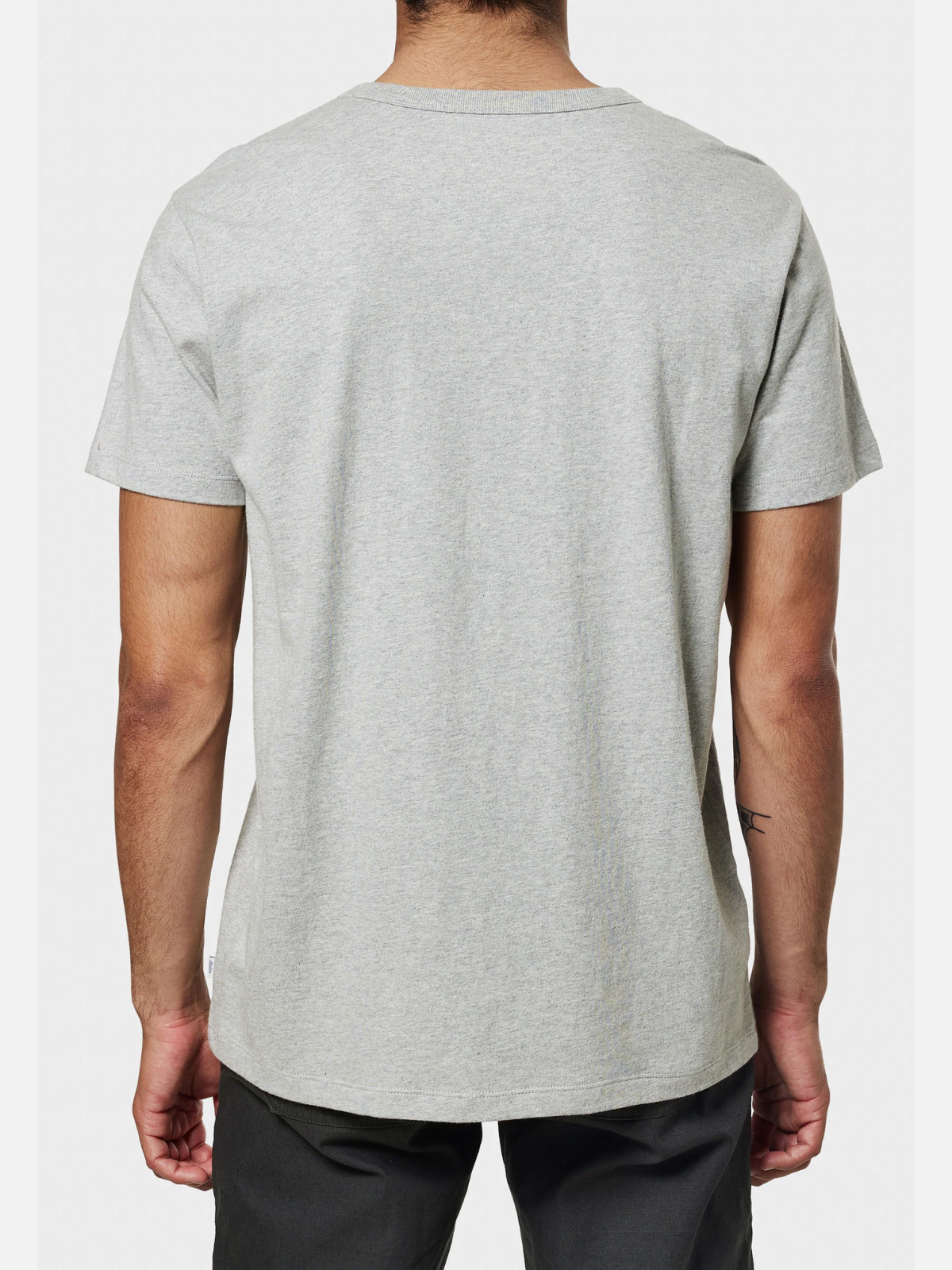 katin mesa henley heather gray 100% organic cotton t-shirt kempt athens ga georgia men's clothing store