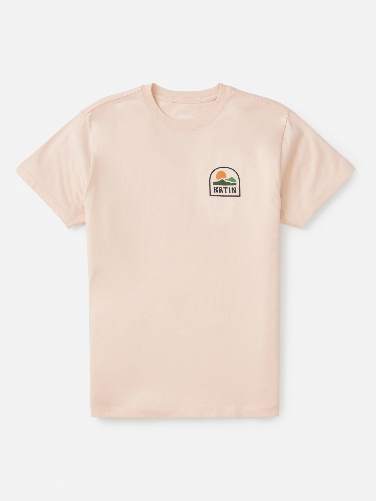 katin ortega tee pink peach 100% cotton ss short sleeve graphic t-shirt kempt athens ga georgia men's clothing store