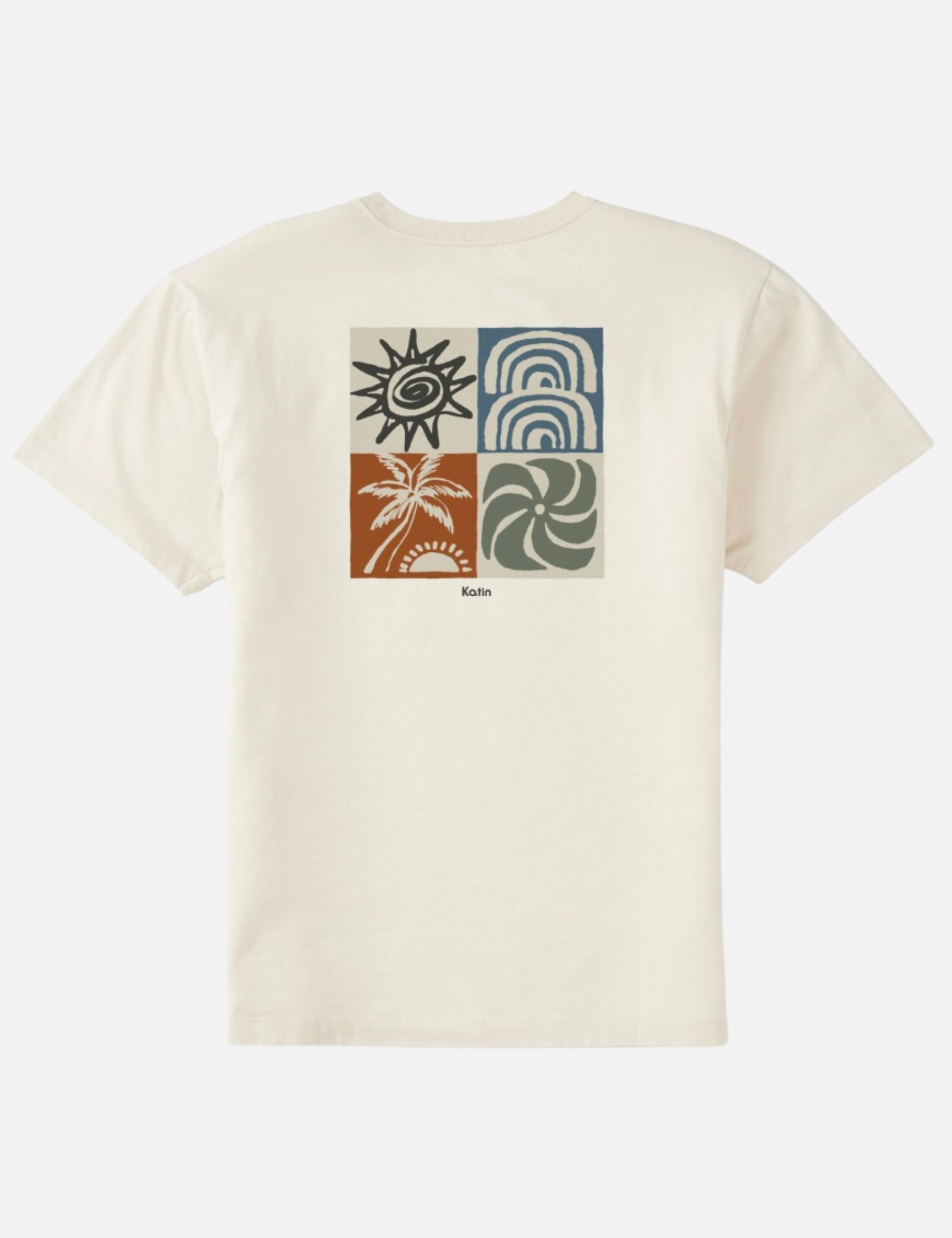 Katin Realm Tee Shirt T-Shirt Vintage White Men's Breathable 100% Organic Cotton Graphic Tee For Men Athens GA Georgia Kempt Menswear Store Near Me