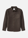 Katin Roland Shirt Lead Gray Men's LS Long Sleeve Textured Button-Up Overshirt Jacket For Men Athens GA Georgia Kempt Menswear Store Near Me