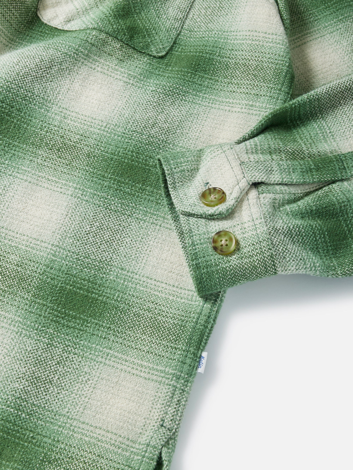 katin shiloh flannel pine green white faded plaid workwear style ls long sleeve shirt kempt athens ga georgia men's clothing store