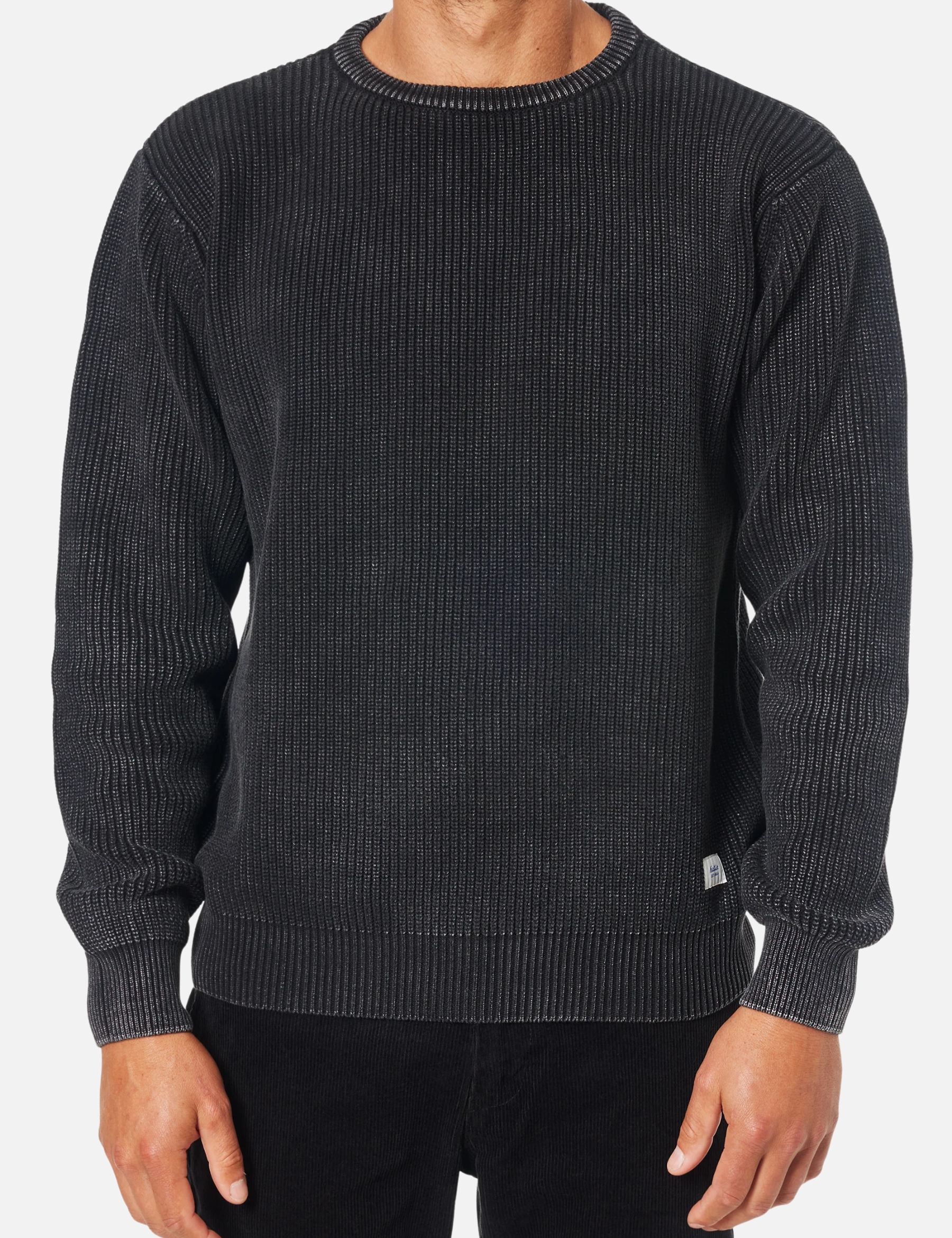 Katin Swell Sweater LS Long Sleeve Winter Fall Men’s Tops for Men Black Wash Knit Knitted Shirt Athens GA Georgia Kempt Menswear Store Near Me