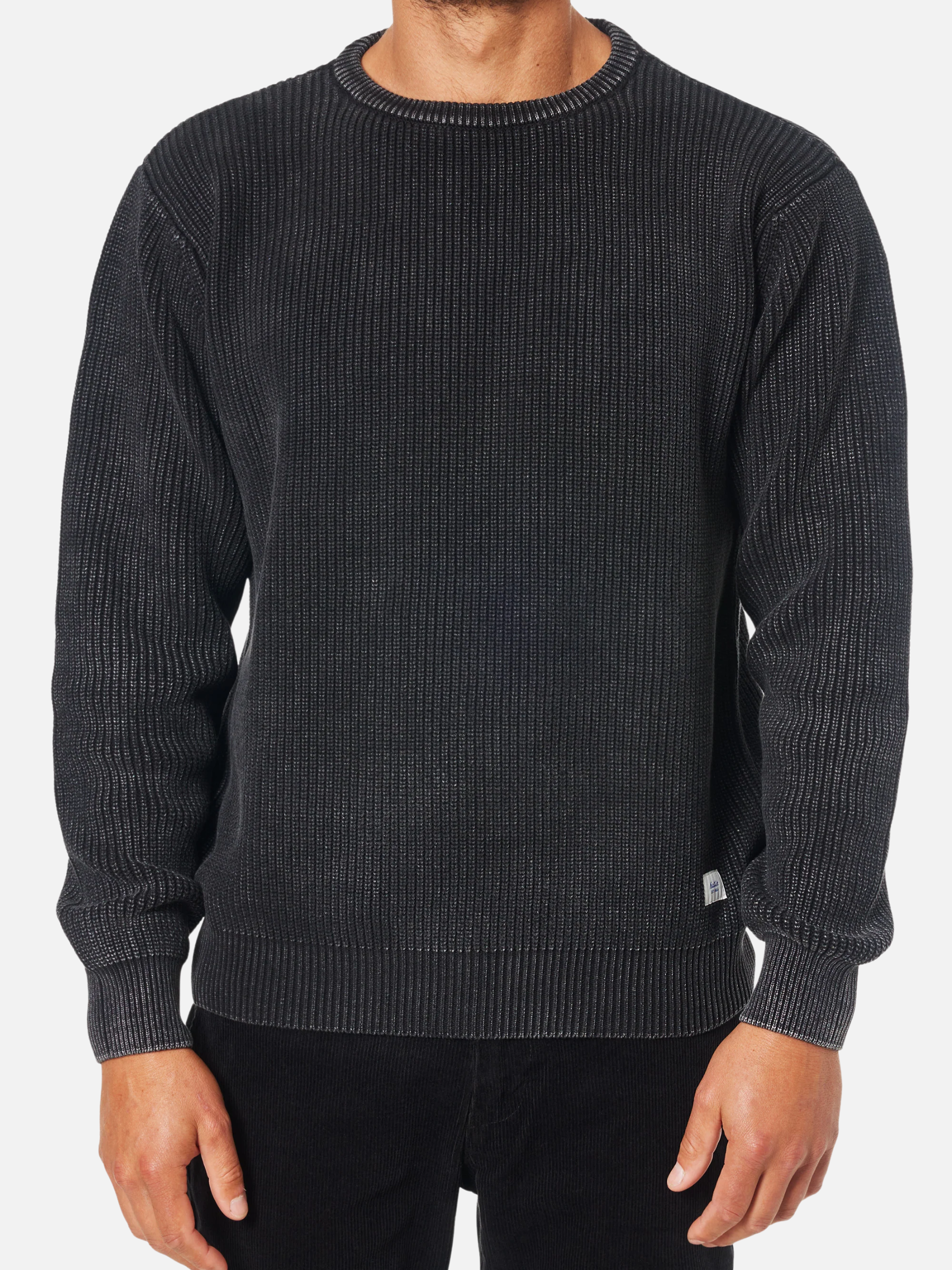 Katin Swell Sweater LS Long Sleeve Winter Fall Men’s Tops for Men Black Wash Knit Knitted Shirt Athens GA Georgia Kempt Menswear Store Near Me