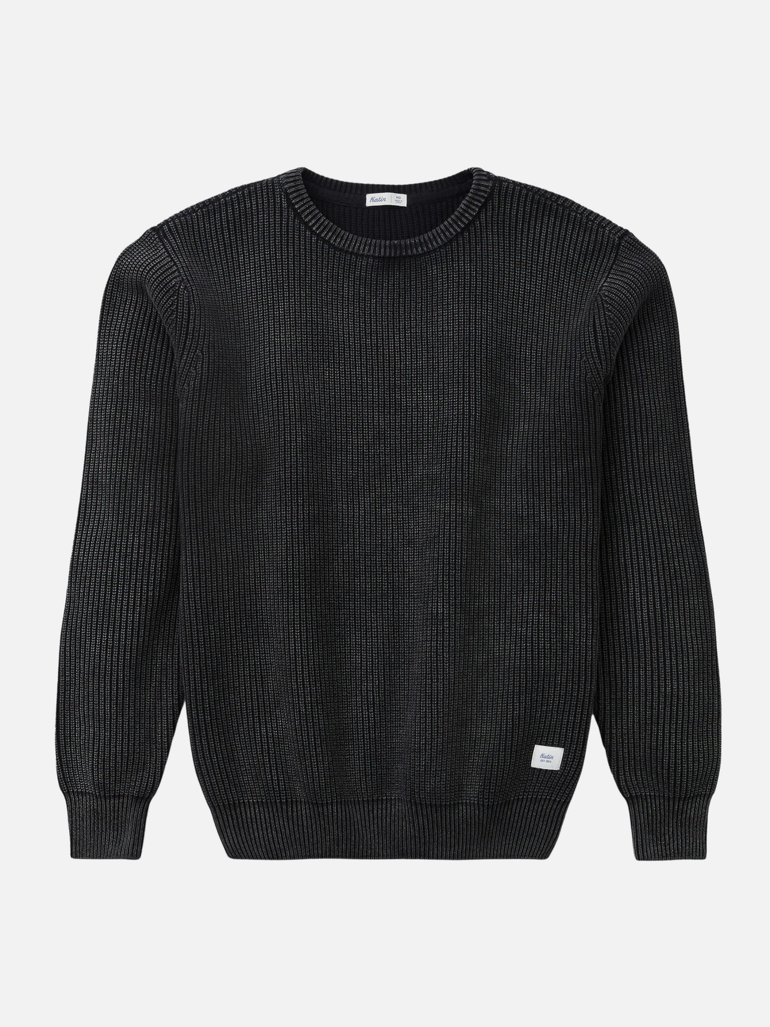 Katin Swell Sweater LS Long Sleeve Winter Fall Men’s Tops for Men Black Wash Knit Knitted Shirt Athens GA Georgia Kempt Menswear Store Near Me