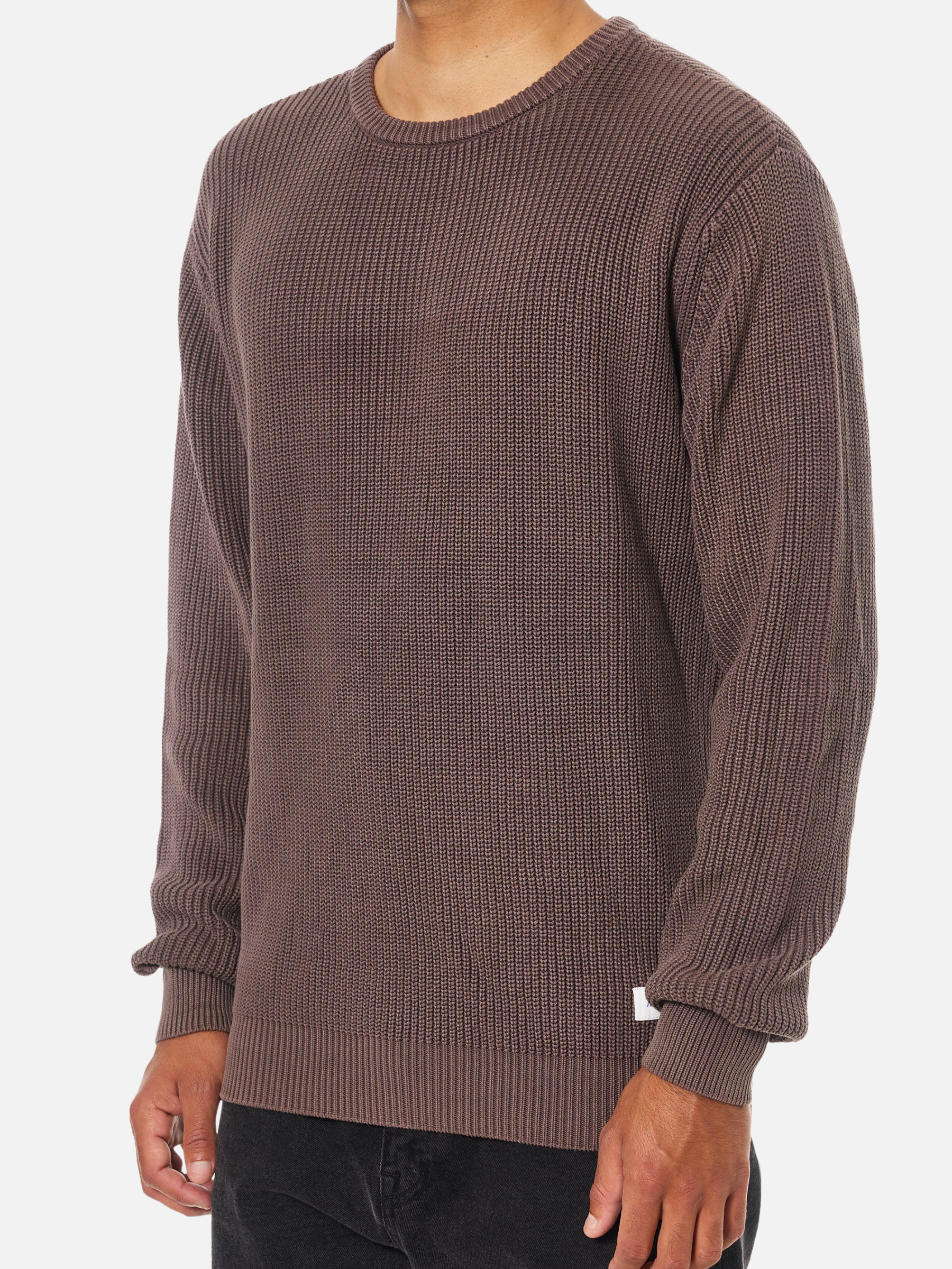 Katin Swell Sweater LS Long Sleeve Winter Fall Men’s Tops for Men Plum Brown Knit Knitted Shirt Athens GA Georgia Kempt Menswear Store Near Me