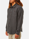 katin twiller flannel black wash charcoal brushed cotton twill ls long sleeve button down casual shirt kempt athens ga georgia men's clothing store