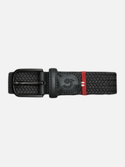 La Boucle Atlanta Black Leather Braided Belt Vegetable Tanned Leather Men’s Stretchy Elastic Belts Athens GA Georgia Kempt Menswear Store Near Me
