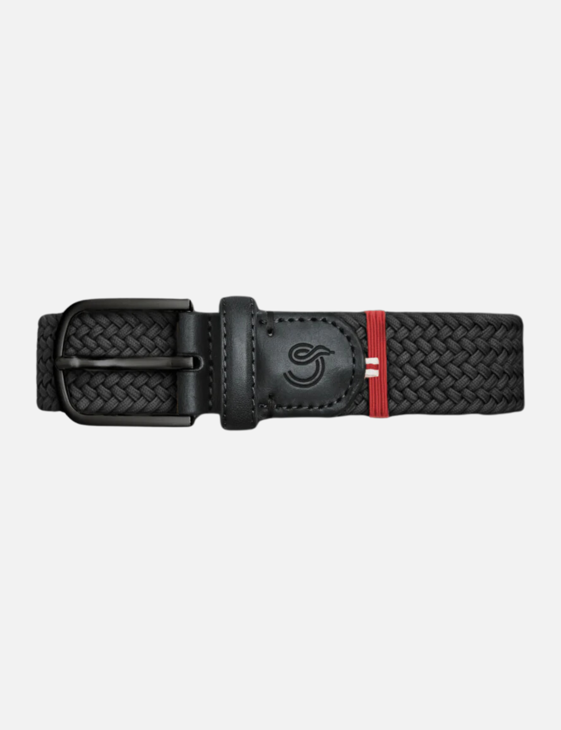 La Boucle Atlanta Black Leather Braided Belt Vegetable Tanned Leather Men’s Stretchy Elastic Belts Athens GA Georgia Kempt Menswear Store Near Me