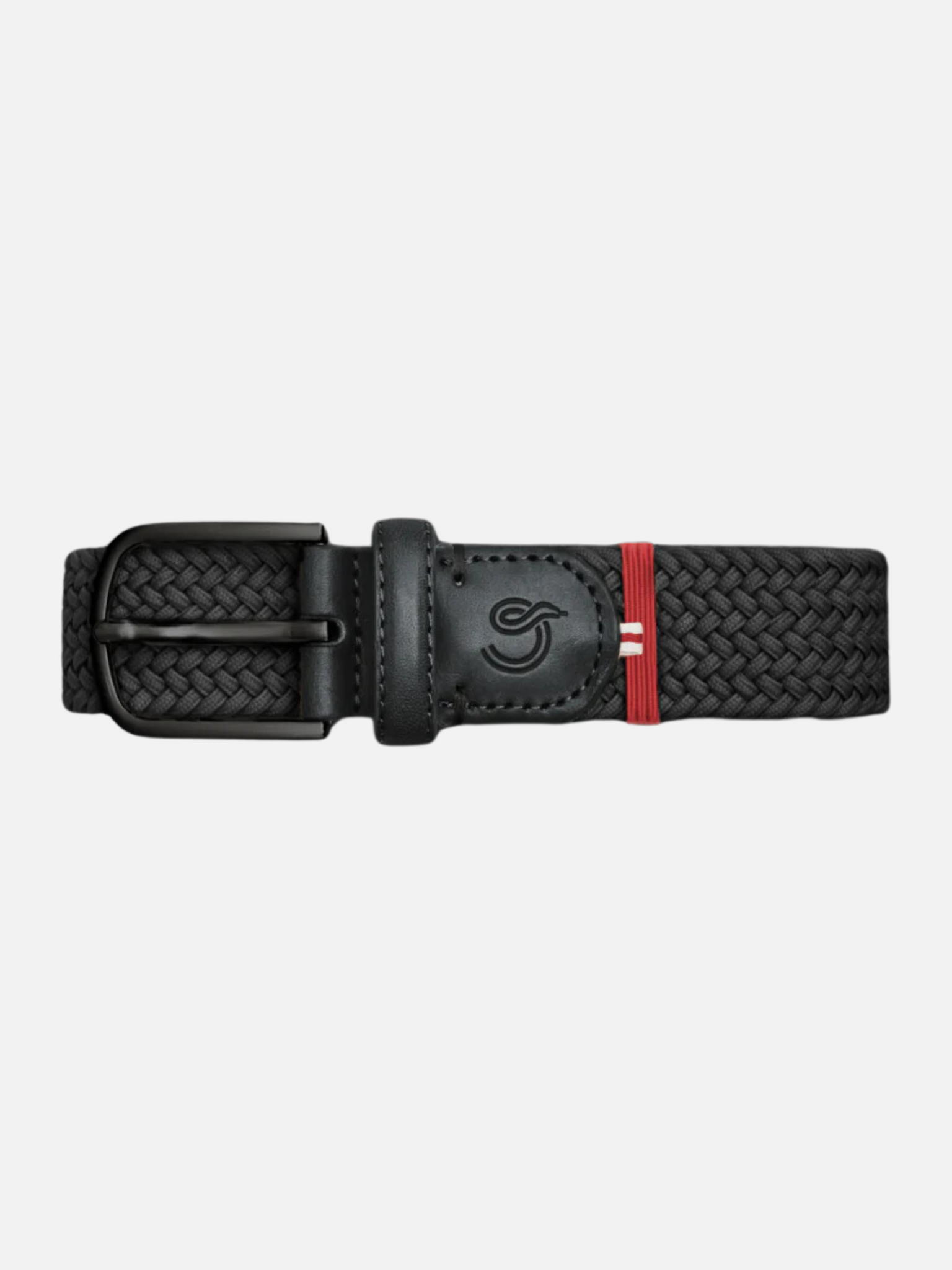 La Boucle Atlanta Black Leather Braided Belt Vegetable Tanned Leather Men’s Stretchy Elastic Belts Athens GA Georgia Kempt Menswear Store Near Me