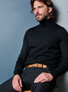 La Boucle The Napoli Italian Leather Camel Brown Braided Belt No Holes Stretchy Men’s Belts Athens GA Georgia Kempt Menswear Store Near Me