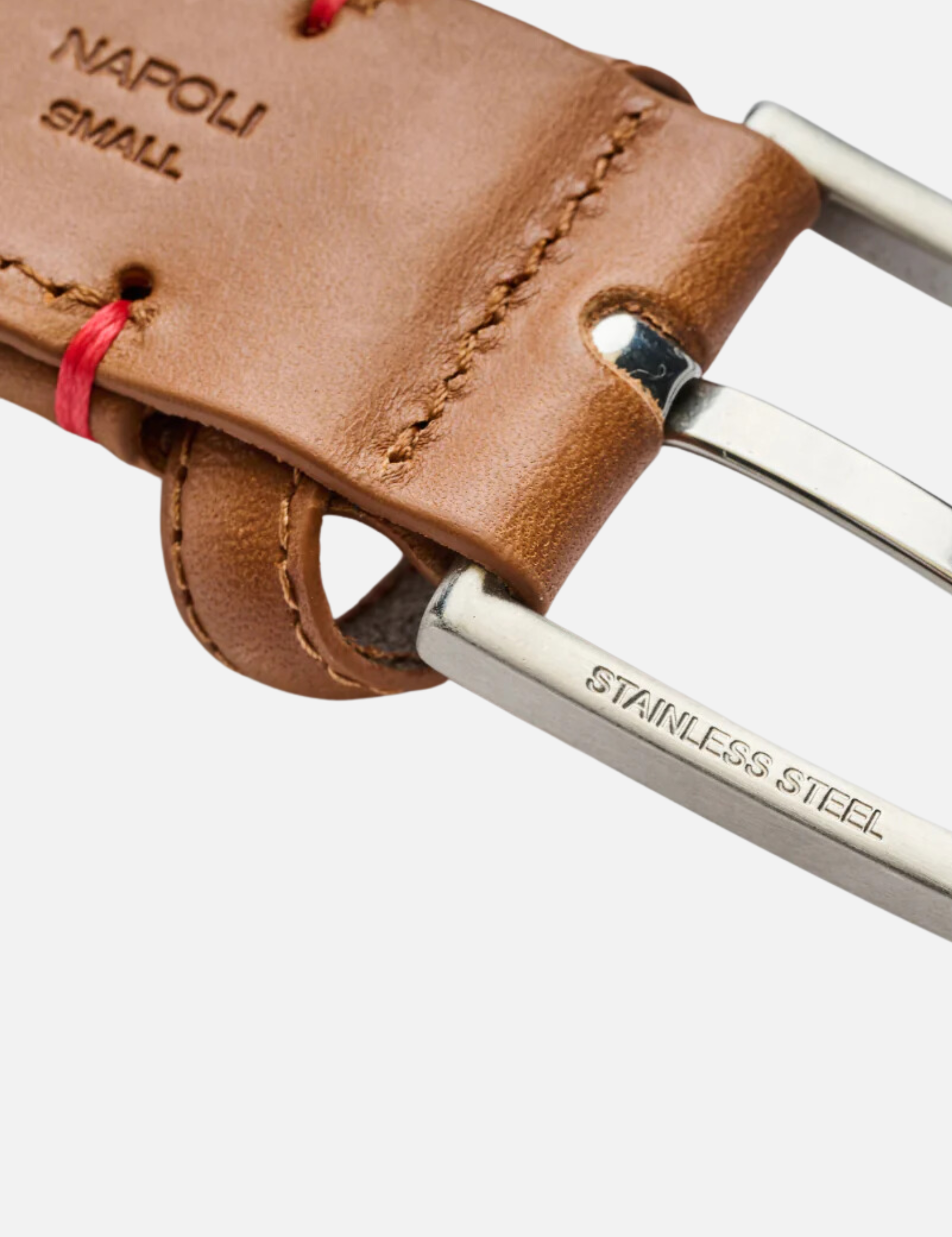 La Boucle The Napoli Italian Leather Camel Brown Braided Belt No Holes Stretchy Men’s Belts Athens GA Georgia Kempt Menswear Store Near Me