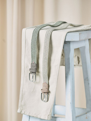 La Boucle Suede Waxed Cotton Belt Veneto Truffle Men’s Belts Belt Adjustable Woven Athens GA Georgia Kempt Menswear Store Near Me