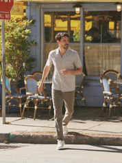 Marine Layer Landon Checkered Resort Shirt Vintage Indigo Men's Casual Collared Button Down For Men Athens GA Georgia Kempt Menswear Store Near Me