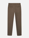 Les Deux Como Reg Houndstooth Suit Pants Straight Fit Teak Brown Plaid Pattern Men’s Bottoms for Men Athens GA Georgia Kempt Menswear Store Near Me